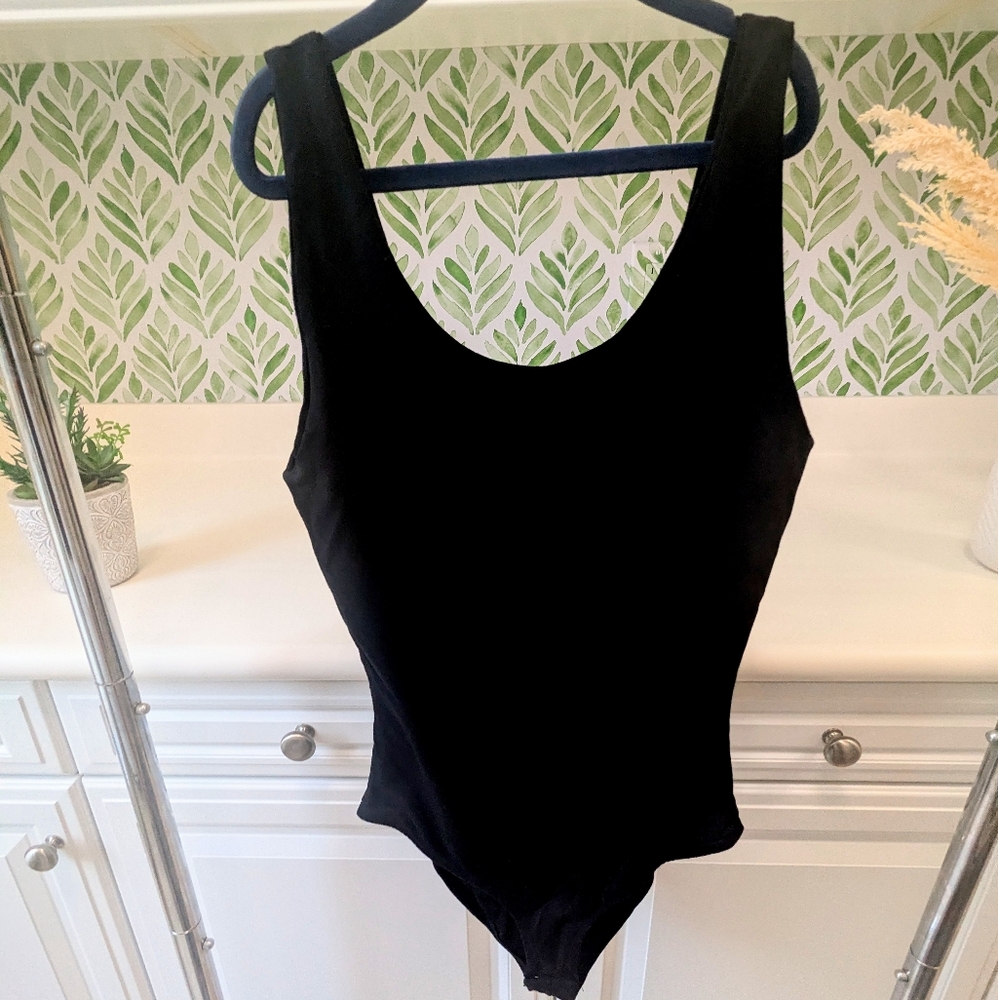 Black Pact Bodysuit XS Organic Cotton